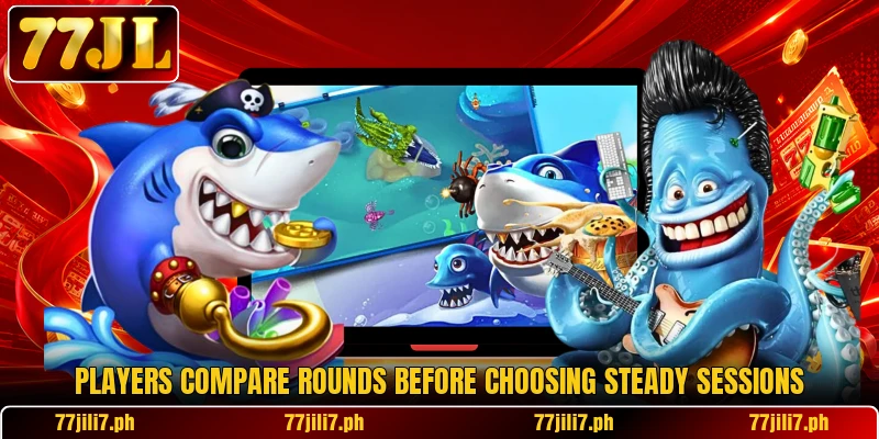 Players compare rounds before choosing steady sessions