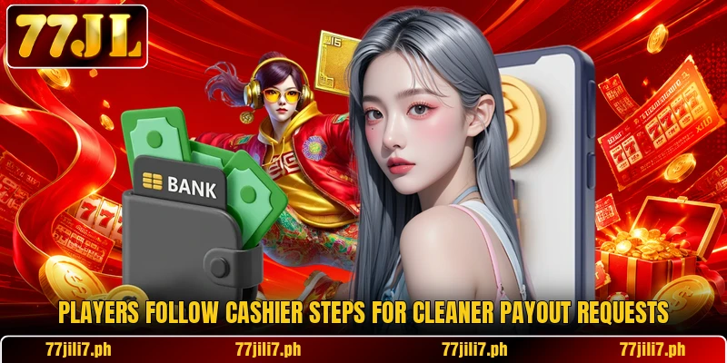 Players follow cashier steps for cleaner payout requests